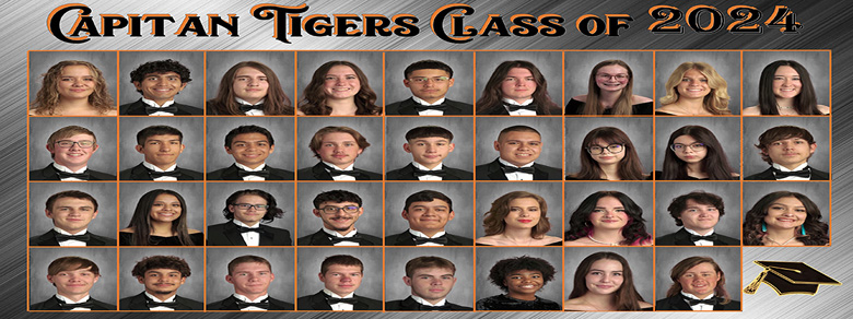 Collage of Capitan Tigers seniors Class of 2024